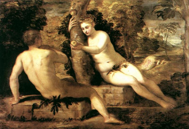 Adam and Eve ar, TINTORETTO, Jacopo